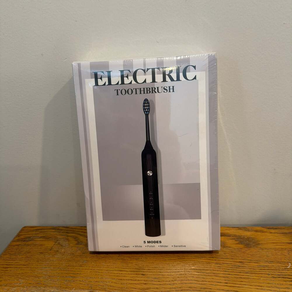 Total Vision Rechargeable Electric Sonic Toothbrush with 5 Modes and Timer‎